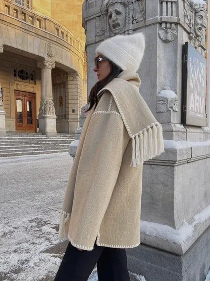 CozyChic™ Women's Coat with Scarf