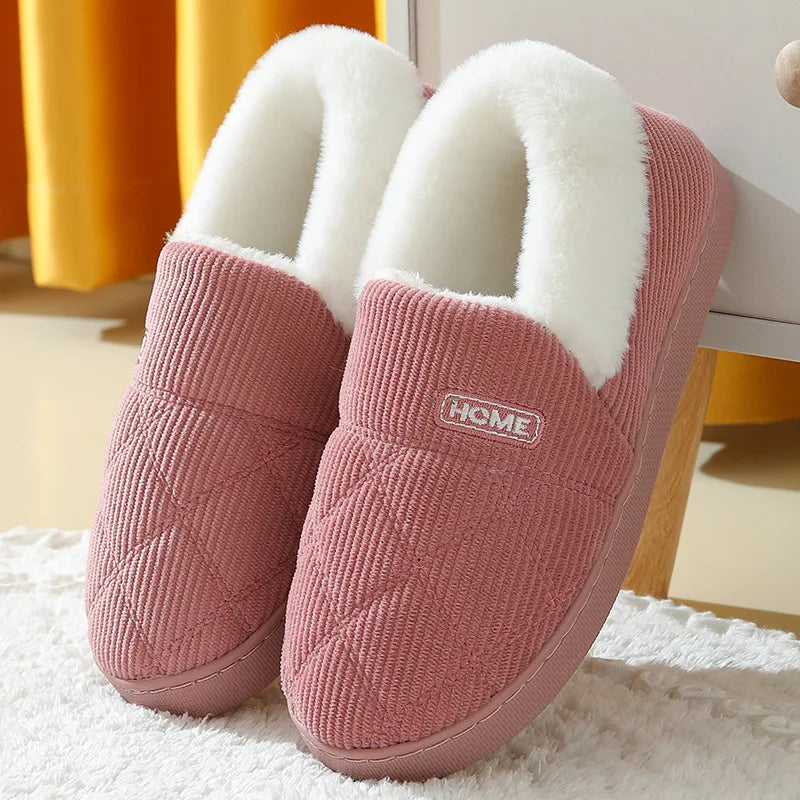 FurryLuxe™ Cozy House Slippers