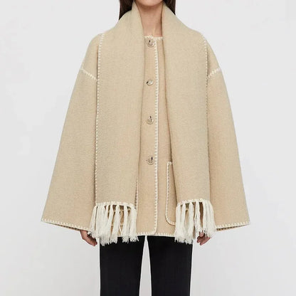 CozyChic™ Women's Coat with Scarf