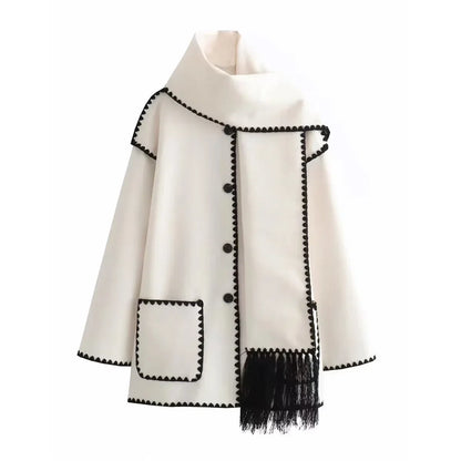 CozyChic™ Women's Coat with Scarf