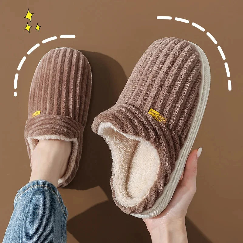 FurryLuxe™ Cozy House Slippers