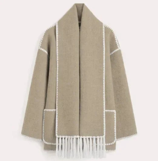 CozyChic™ Women's Coat with Scarf