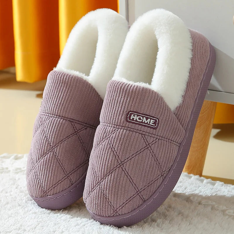 FurryLuxe™ Cozy House Slippers