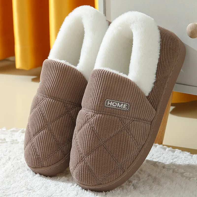 FurryLuxe™ Cozy House Slippers